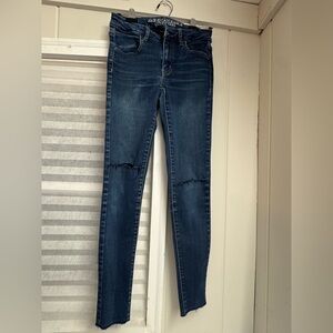 American Eagle Outfitters Dark Blue Jeggings